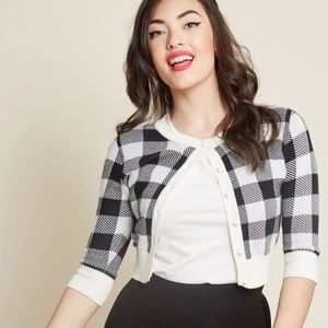 Collectif Checkered Sweater